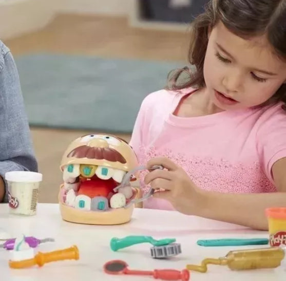 Kit F1259 El Dentista Bromista Con 9 Accesorios y 6 Latas Play-Doh
