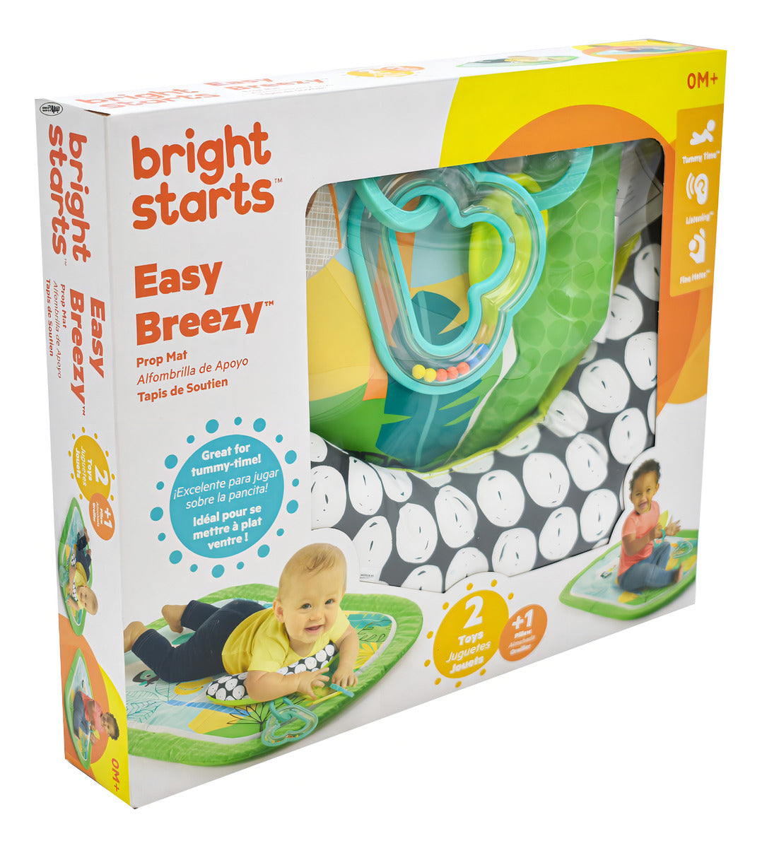 Tapete De Bebé Bright Starts Easy Breezy Centro De Actividad Color Verde