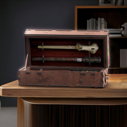 4d Build, Conjunto De 4 Varitas De Harry Potter En Estuche, Kit De Maqueta En 3d Con 58 Piezas. Regalos Y Decoración De Escritorio Para Fans De Harry Potter, Rompecabezas Para Mayores De 12 Años.