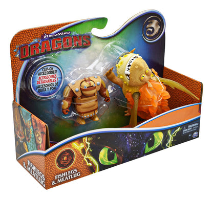 Dragones Pack 3 Figuras 21cm Con Accesorio Spin Master