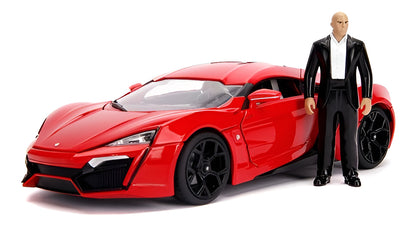 Carro Colección Jada Escala 1:18 Lykan Hypersport Rápidos y Furiosos Rojo