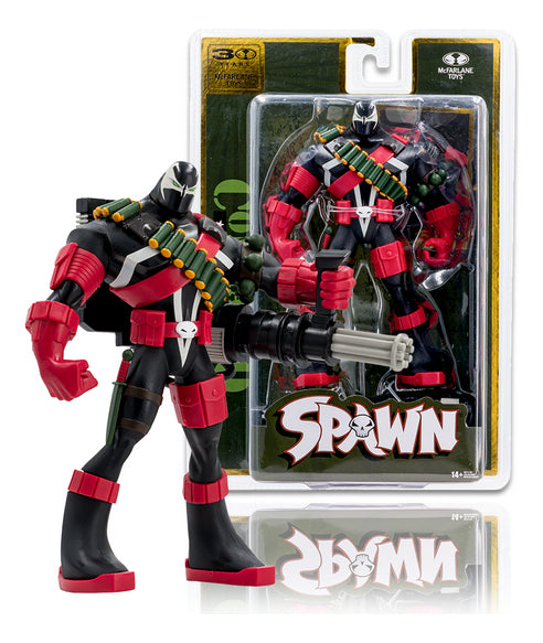 Figura de acción Commando Spawn 30.º aniversario McFarlane Toys