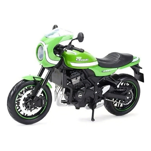Kawasaki Z900rs Cafe Verde Motocicleta A Escala 1:12 Maisto