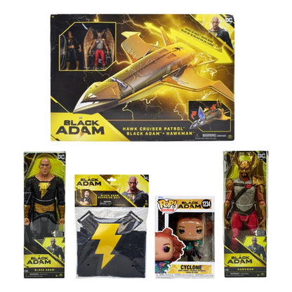 Dc Black Adam Pack 5 Piezas Capa Y Nave Spin Master