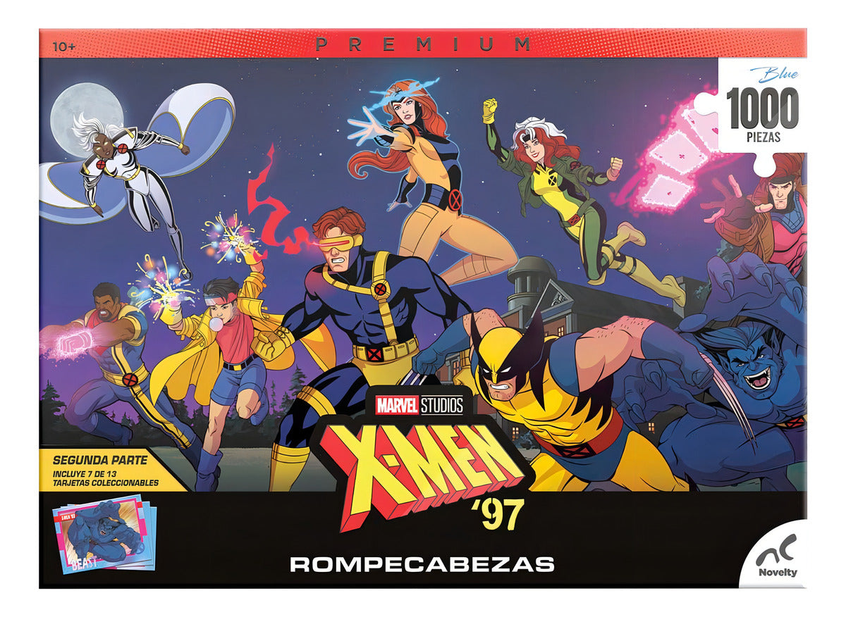 Rompecabezas Marvel X-men 1000 Piezas + Tarjetas Exclusivas