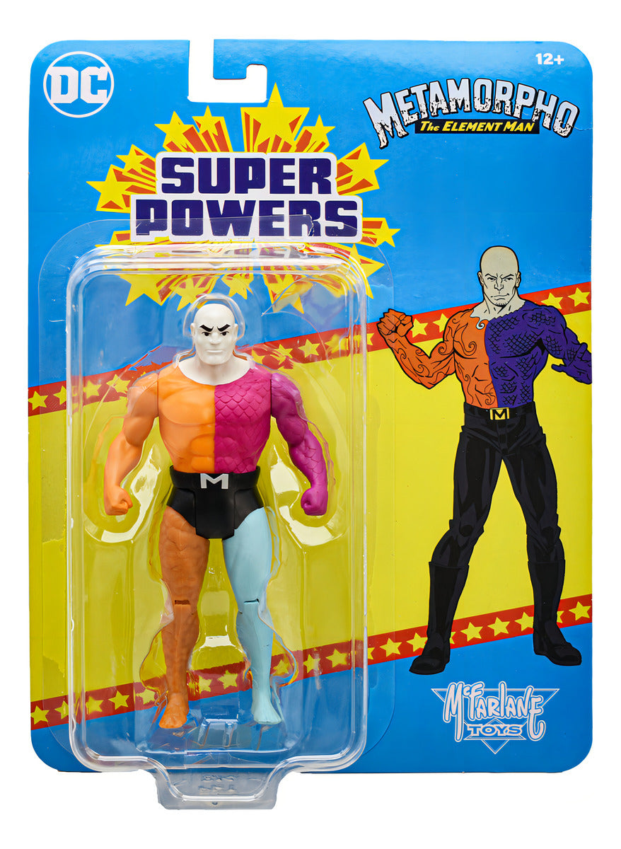 Figura Articulada McFarlane DC Metamorpho Super Powers 12cm Coleccionable