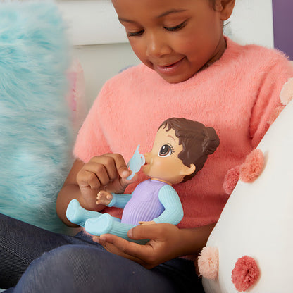 Muñeca Baby Alive Hasbro Sueño Y Abrazos Cabello Castaño