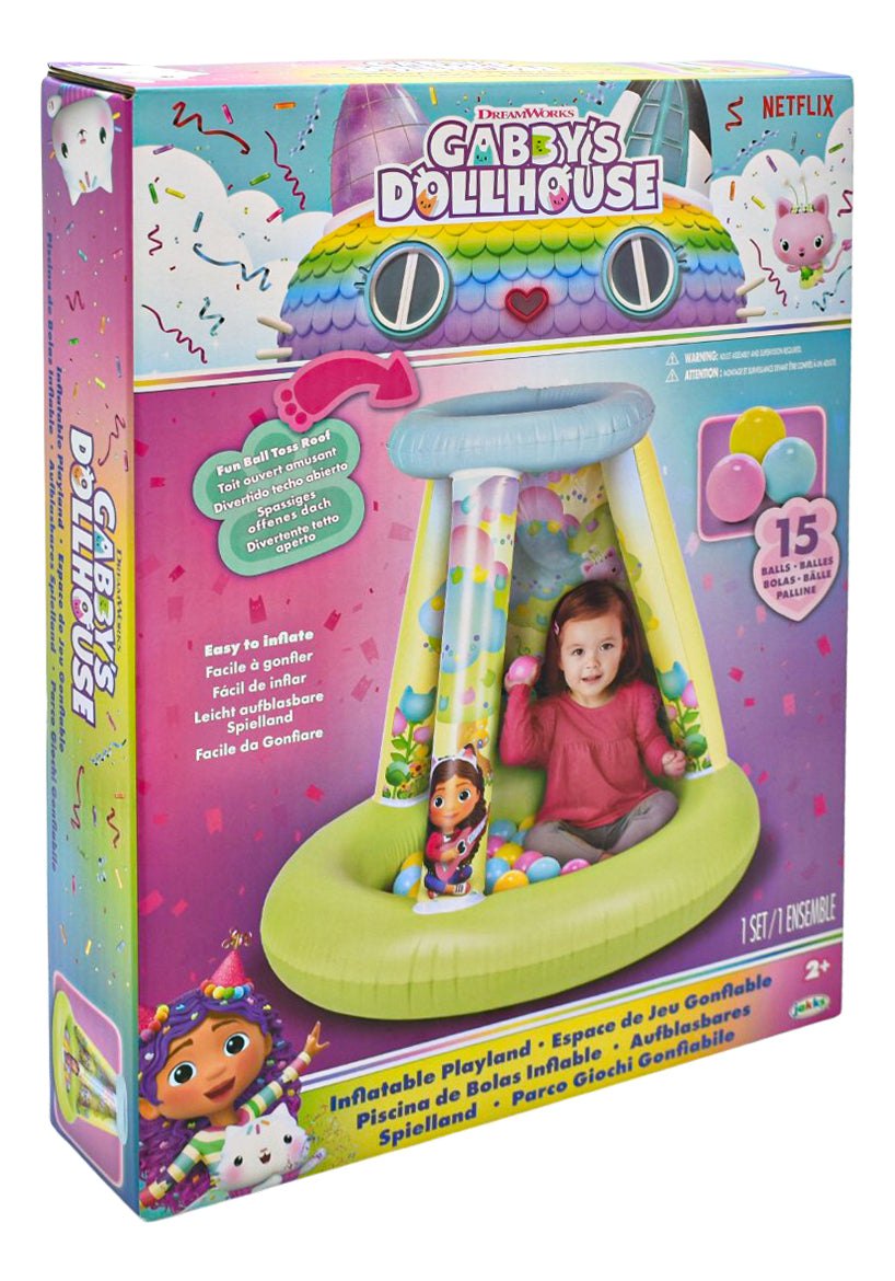 Gabbys Dollhouse Piscina De Bolas Inflable #2 Jakks Pacific Verde Claro