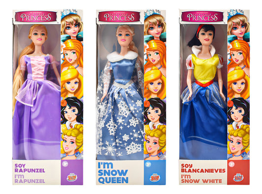 Fairytale Princess Pack 3 Muñecas 30cm Grandi Giochi