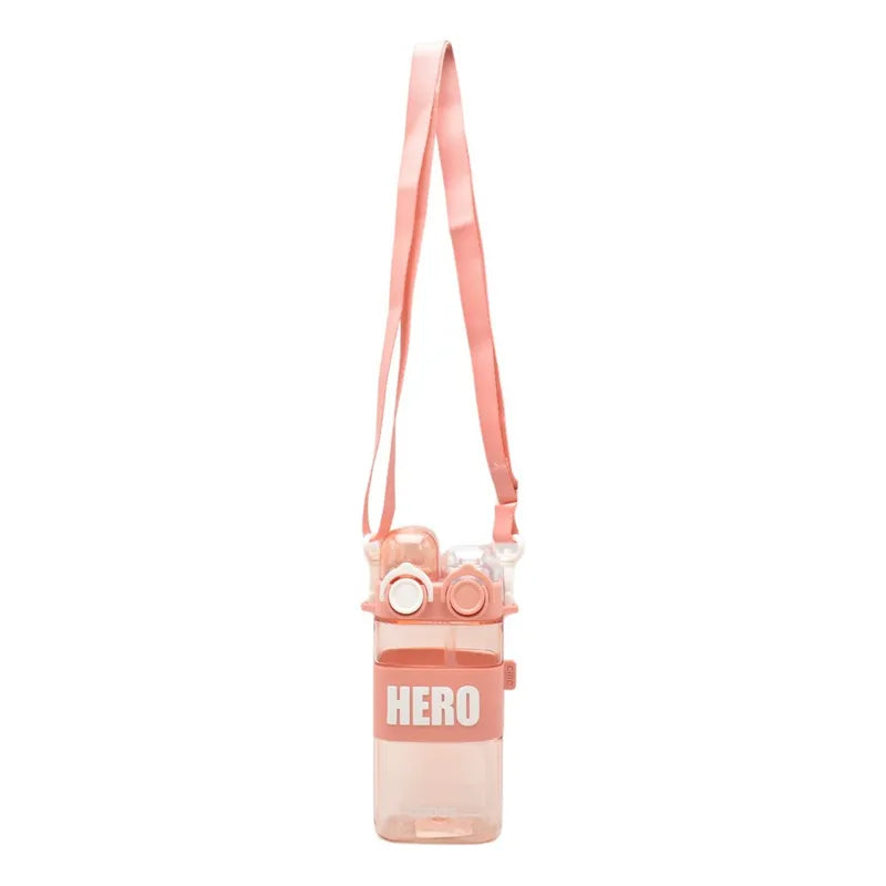 Botella De Tritan Doble Boquilla Hero 570ml Sm22hat414