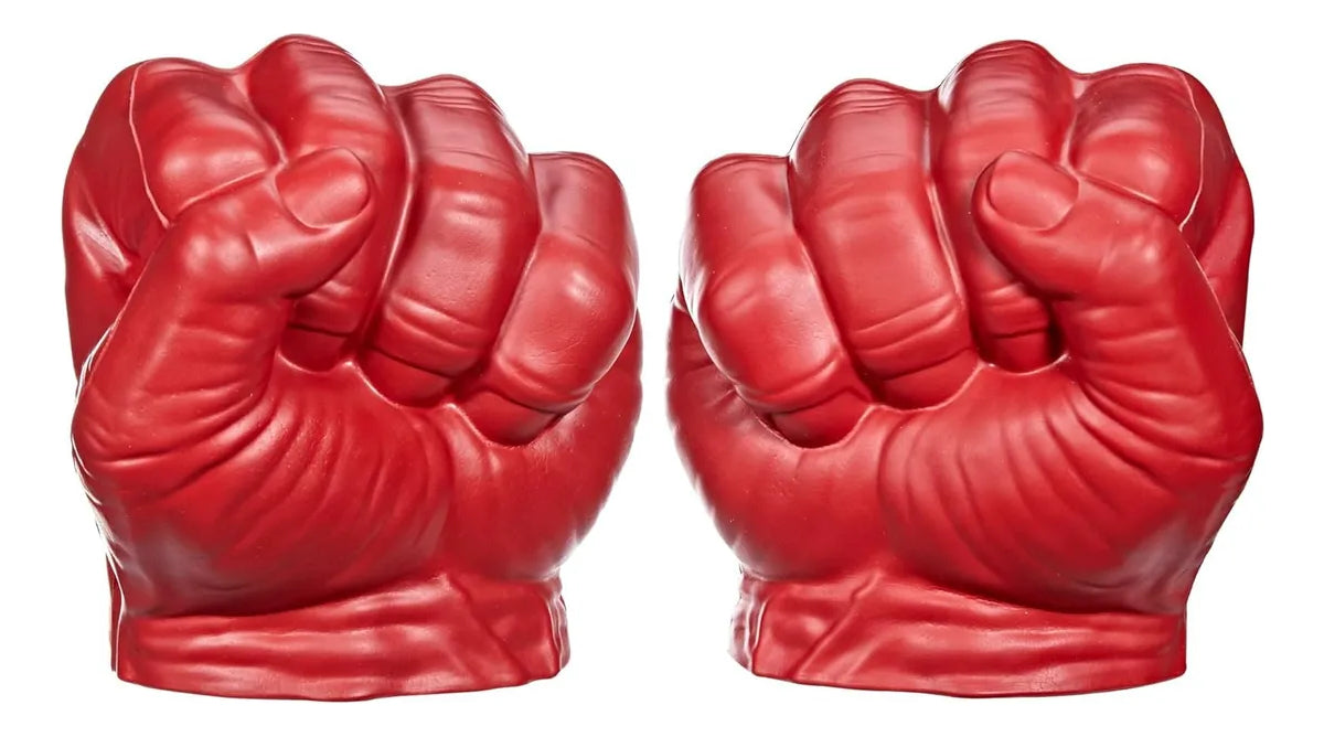 Marvel Pack Red Hulk Titan Hero Y Super Puños Gamma Hasbro