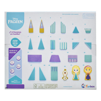 Disney Frozen Y Si Hacemos Un Castillo Bloques 20pz Funbox Cantidad De Piezas 20
