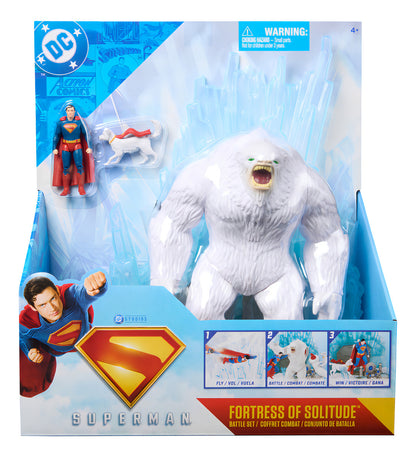 Figuras de Acción Superman Fortress of Solitude 3 Muñecos con Accesorios