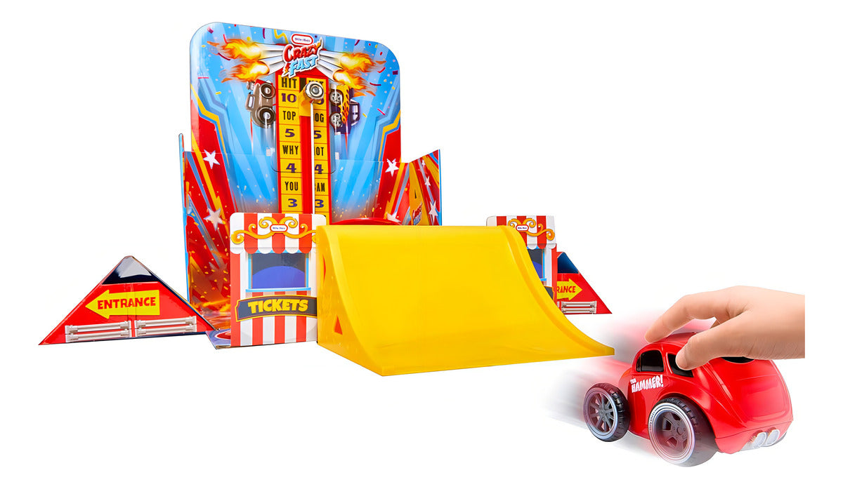 Crazy Fast Pista Flip And Fly Carnival 2 En 1 Little Tikes Color Multicolor