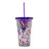 Vaso Plastico Postres Tapa Y Popote Pack 4 Piezas Sm22hat312