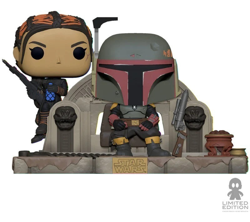 Star Wars Boba Fett And Fennec On Throne #486 Funko Pop