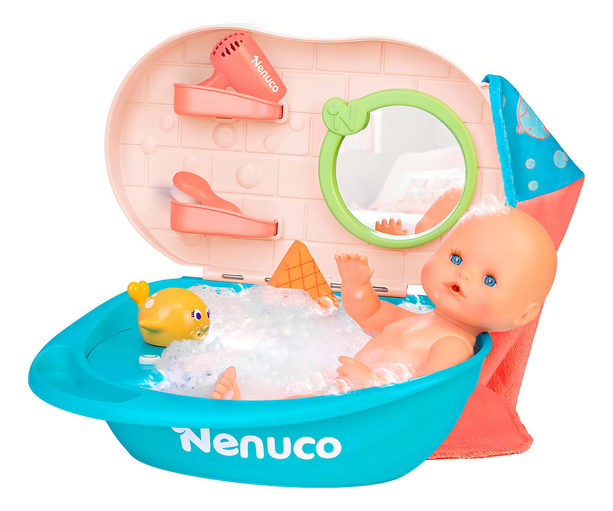 Muñeca Bebe Nenuco Baño De Espuma