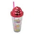 Vaso Plastico Metalizado Con Popote Pack 4pz Sm22hat294
