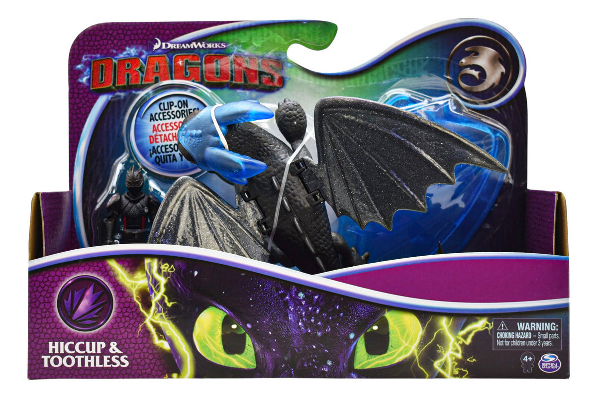 Dragones Pack 3 Figuras 21cm Con Accesorio Spin Master