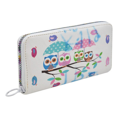 Cartera De Mano Pack De 3 Piezas Al Azar Estampadas Lluvia Color Variado Diseño De La Tela Estampado
