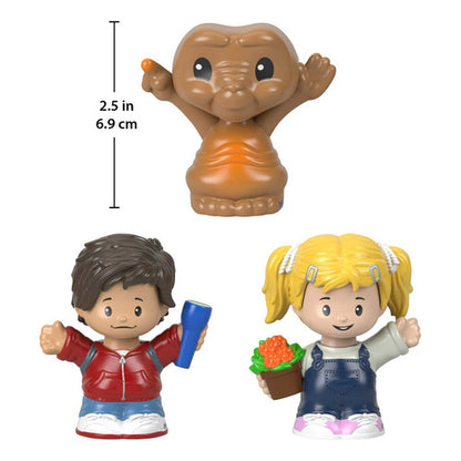 Fisher-Price Little People Collector Figura de Juguete Set de 3 de E.T El Extraterrestre para bebés en etapa de desarrollo