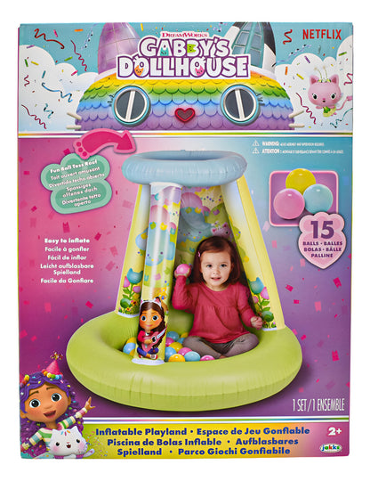 Gabbys Dollhouse Piscina De Bolas Inflable #2 Jakks Pacific Verde Claro