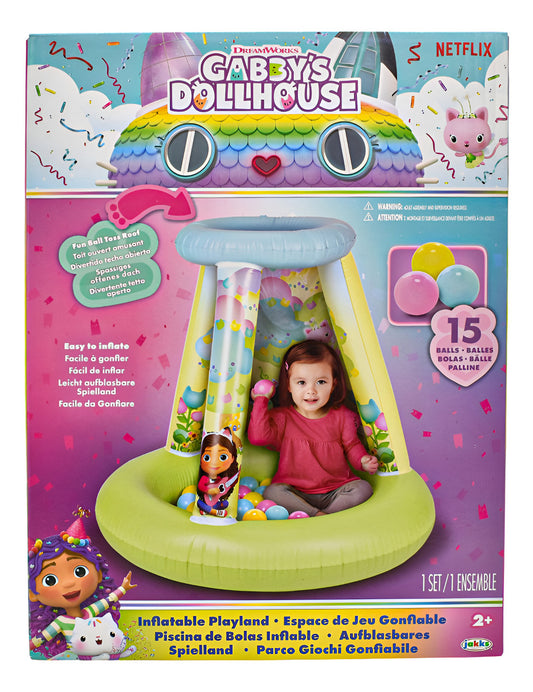 Gabbys Dollhouse Piscina De Bolas Inflable #2 Jakks Pacific Verde Claro
