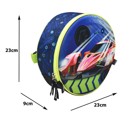 Mochila Con Lonchera Fast And Furious Spy Racers Relieve 3d Primaria Fotorama Color Negro