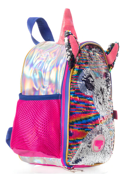 Lonchera Llama Lentejuela Multicolor Wilys Color Rosa