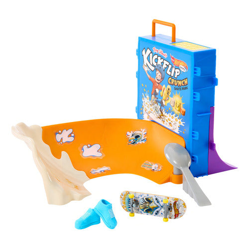 Hot Wheels Skate Pista De Juguete Set Bowl De Cereal Color Multicolor