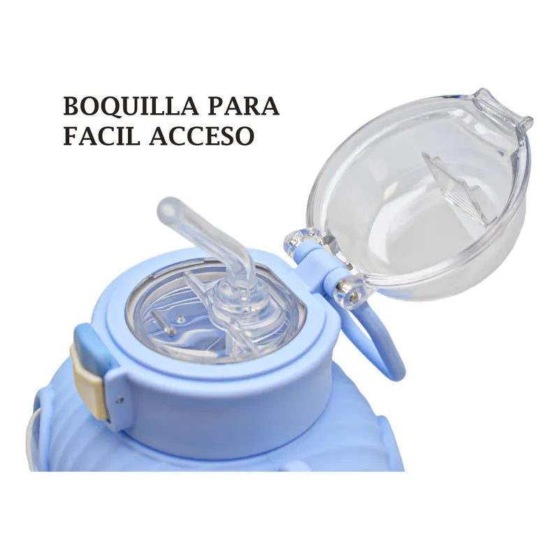 Botella Con Cara De Osito Con Asa 850ml Sm24coh238