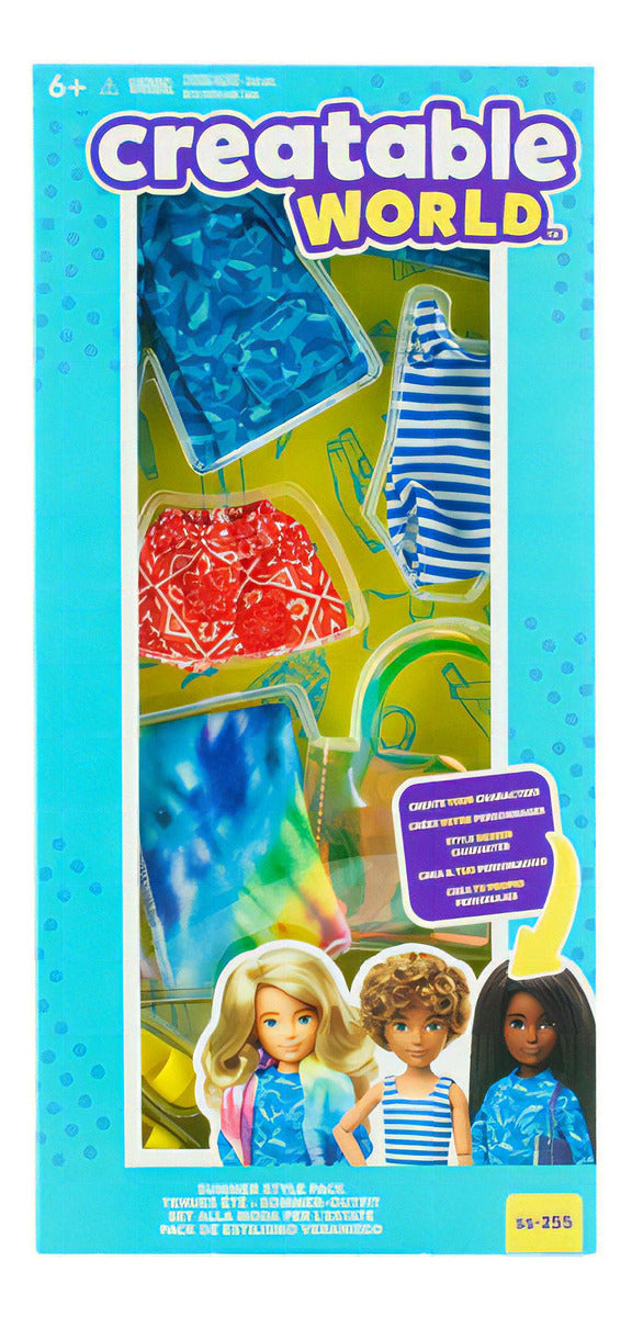 Creatable World Pack 3 Estilismo De Lluvia Veraniego Mattel