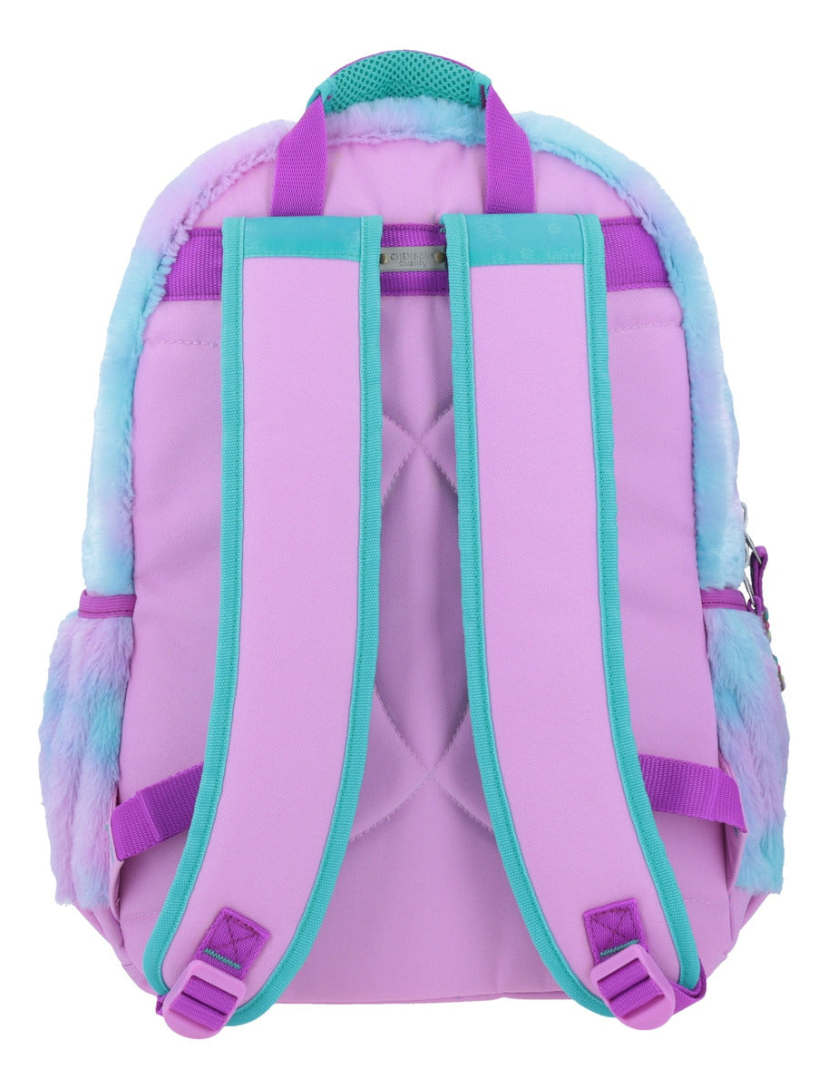 Mochila Grande Chenson Perezoso Peluche Happy Girl Loty Color Lila