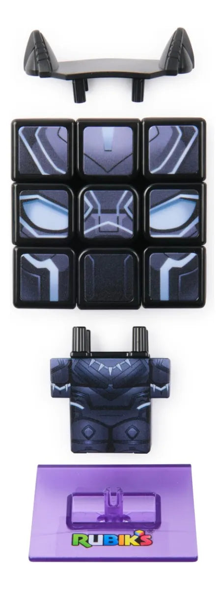 Cubo Rubik's Pantera Negra, juguete antiestrés coleccionable