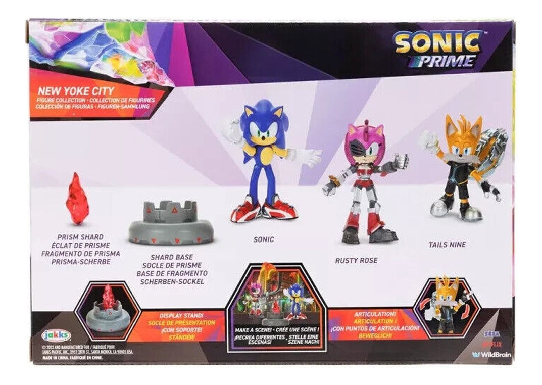 Sonic Prime Coleccion De Figuras New Yoke City Jakks Pacific