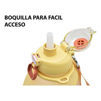 Botella Deportiva De Tritan Con Asa Shotay 1200ml Sm22hat371