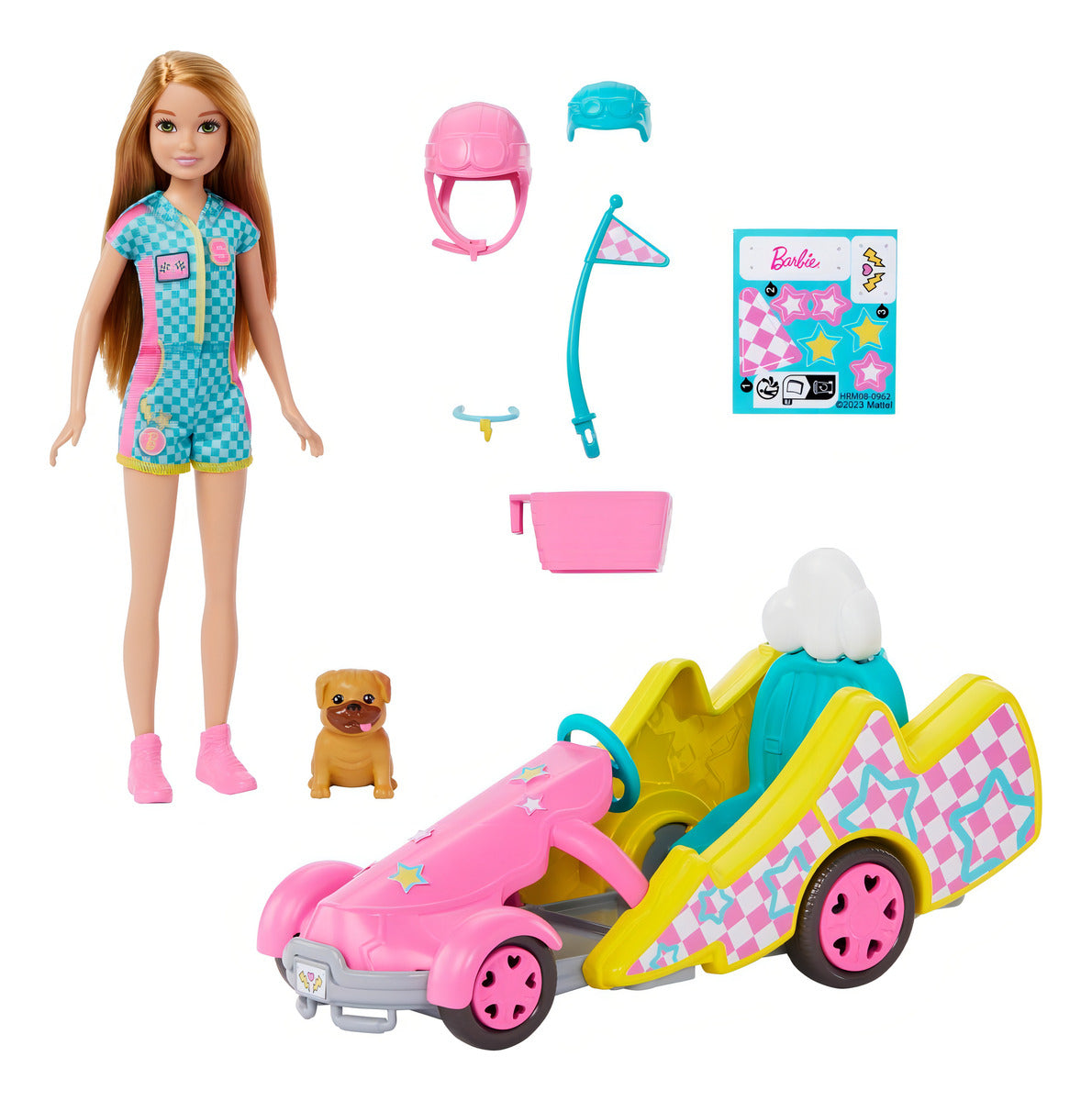 Barbie Vehículo Para Muñecas Stacie Al Rescate Go-kart Color Multicolor