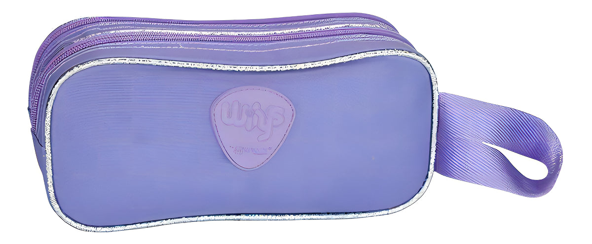 Lonchera Lapicera Gato Lentejuela Reversible Wilys Color Violeta