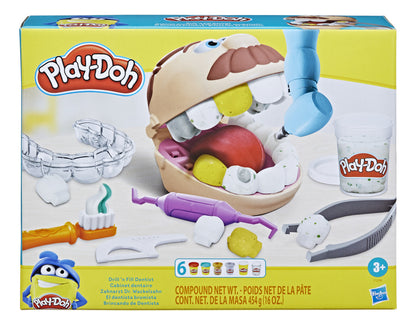 Kit F1259 El Dentista Bromista Con 9 Accesorios y 6 Latas Play-Doh