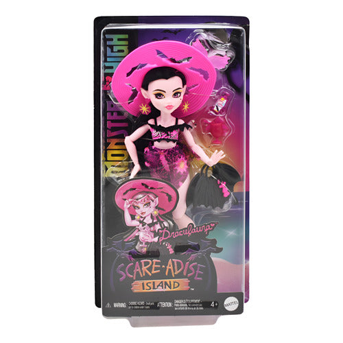Monster High Draculaura Scareadise Island 25cm Mattel Cf