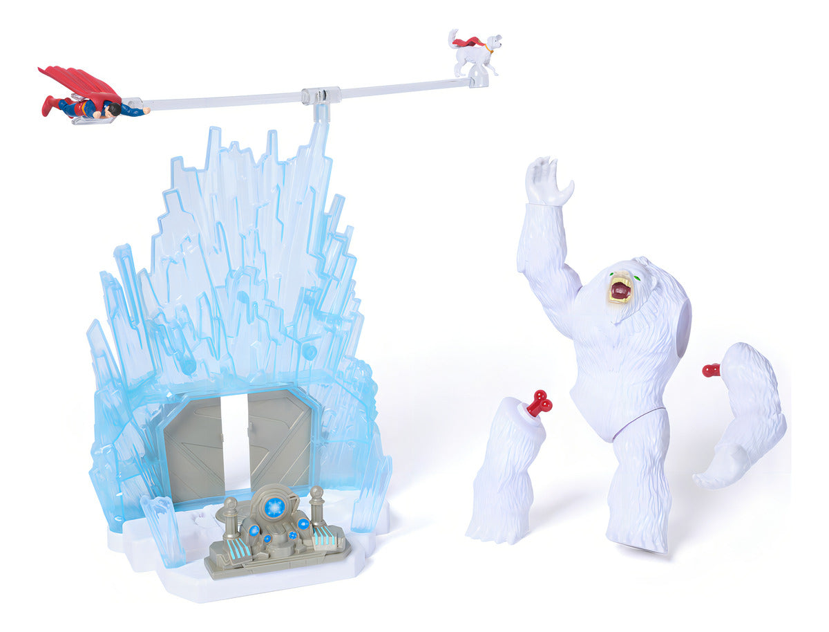Figuras de Acción Superman Fortress of Solitude 3 Muñecos con Accesorios