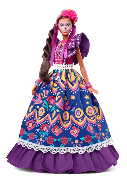 Mattel Muñeca Barbie Dia De Muertos 2022 Vestido Tradicional