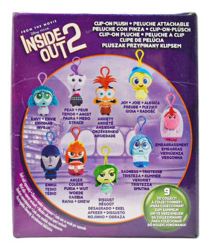 Intensamente 2 Pack 6 Llaveros Sorpresa 7 Cm Just Play Multicolor