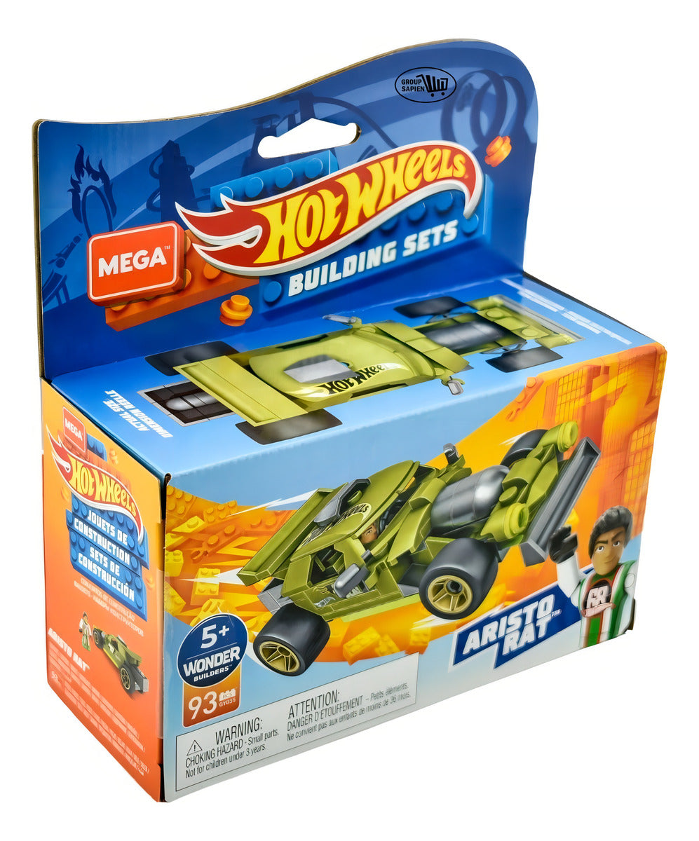 Hot Wheels Aristo Rat Building Sets 93 Pz Mega