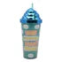 Vaso Plastico Unicornio Happy Hour Con Popote Pack 4pz T292