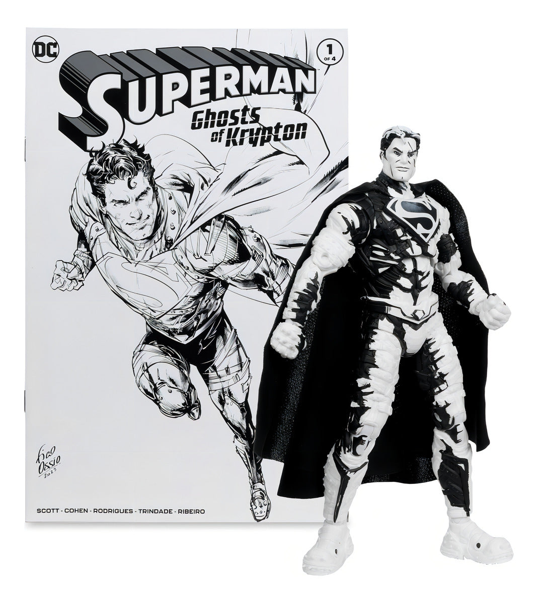 Pack x4 Figuras de Acción 7" Superman Series Gold Label Mcfarlane