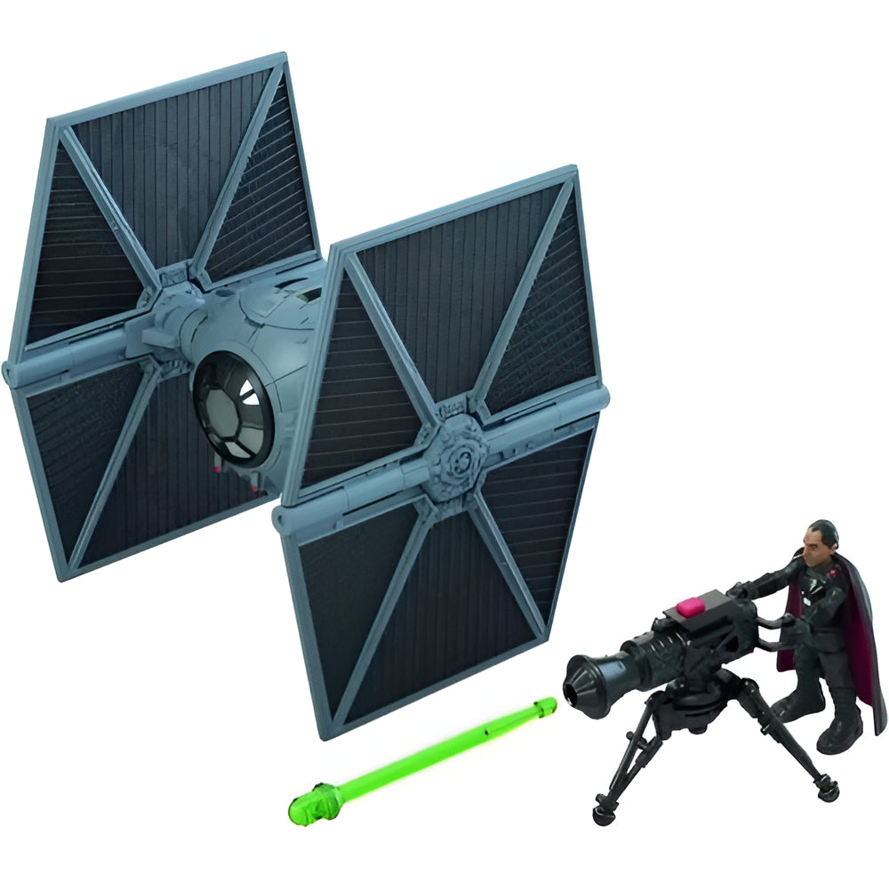 Hasbro Force Link Star Wars Mission Fleet Moff Gideon Outland Tie Fighter Set Figura y Vehículo
