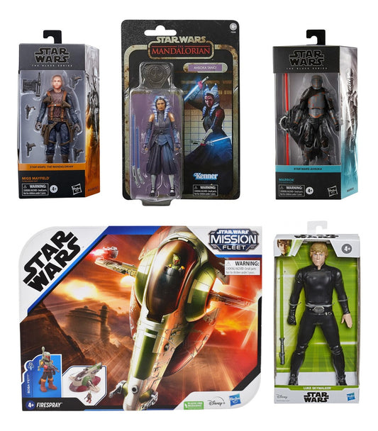 Star Wars Pack 4 Figuras Y Nave Firespray Hasbro