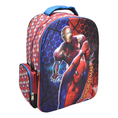 Mochila Marvel Spider Man Personajes 2 Estampado 3d Multicolor Primaria 125731 Ruz