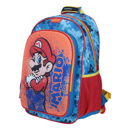 Mochila Escolar Grande Chenson Mario Mb64600-9 Splash